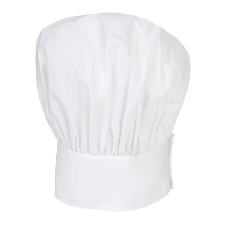 Ritz Chef's Line13" High Basic Chef Hat White Twill CLCH3D-1